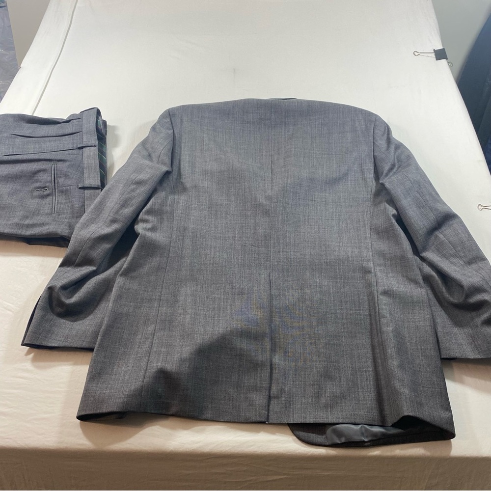Chaps Suit Men’s Wool Charcoal Slacks blazer Jacket - Picture 14 of 16